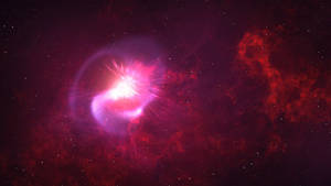 Purple Nebula Psychedelic 4k Wallpaper