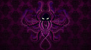 Purple Octopus Art Wallpaper