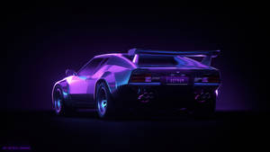 Purple Pontiac Aesthetic 4k Car Wallpaper