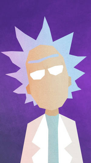 Purple Rick And Morty Iphone Wallpaper