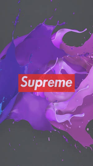 Purple Supreme Paint Wallpaper