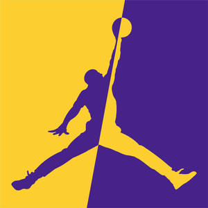 Purple Yellow Jordan Art Wallpaper