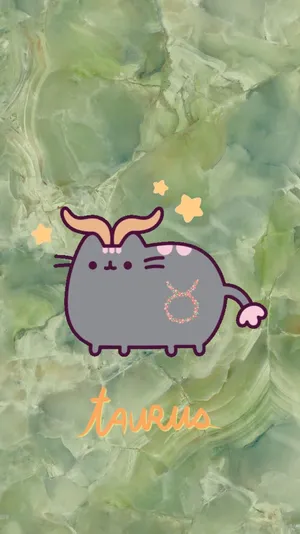 Pusheen - April - Screenshot Wallpaper