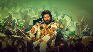 Puspa Sitting Like A King Wallpaper