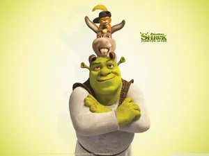 Puss In Boots Ft Shrek Wallpaper