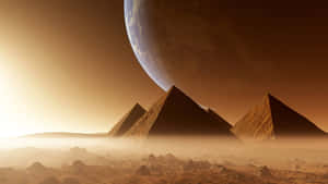 Pyramid Of The Moon - The Ancient Pinnacle Of Teotihuacan Wallpaper