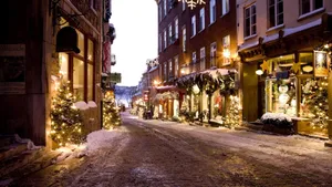 Quebec City Snow Melts Wallpaper