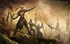 Queen Ayrenn, Queen Of The High Elves And Protector Of Tamriel Wallpaper