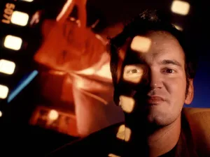 Quentin Tarantino Cinematic Portrait Wallpaper