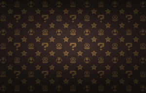 Question Mark Fancy Pattern Background Photo Wallpaper