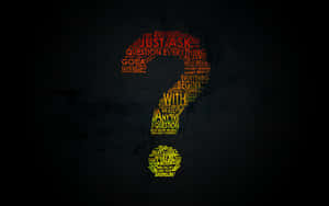 Question Mark Word Digital Art Wallpaper