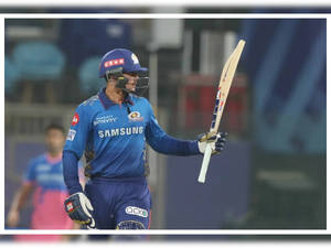 Quinton De Kock Holding Bat Wallpaper