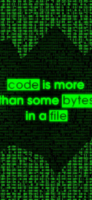 Quote Code Iphone Wallpaper