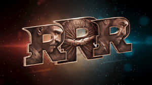 R R R Movie Logo Stellar Backdrop Wallpaper