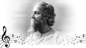 Rabindranath Tagore Musical Inspiration Wallpaper