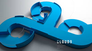 Race Track Cloud9 Logo Wallpaper