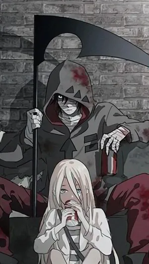 Rachel Gardner And Isaac Foster, Two Extraordinary Souls From Angels Of Death Wallpaper