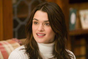 Rachel Weisz White Turtle Neck Wallpaper