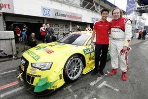 Racing Team Beside Audi D T M Car Wallpaper