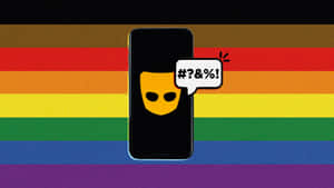 Racism And Grindr Logo Wallpaper