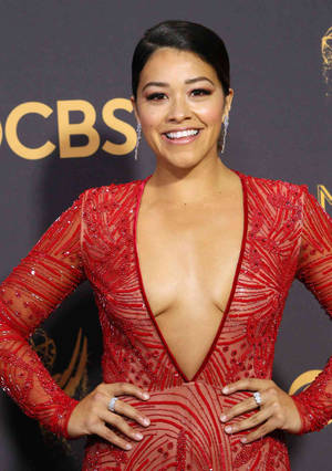 Radiant Latina Celebrity, Gina Rodriguez Wallpaper