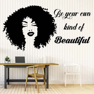 Radiant Nigerian Woman: Be Your Own Kind Of Beautiful Wallpaper