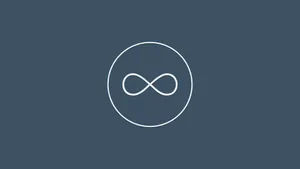 Radiating Gold Mandala Symbol Wallpaper