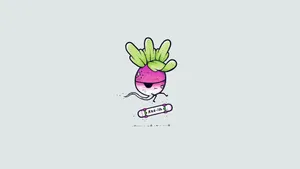 Radish Funny Desktop Wallpaper