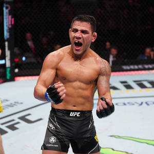 Rafael Dos Anjos Shouting With Joy Wallpaper