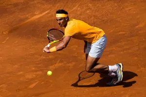 Rafael Nadal Playing Tennis Wallpaper
