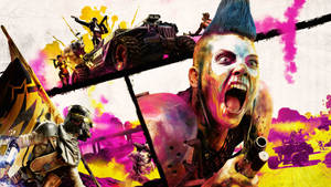 Rage Mohawk Girl Wallpaper