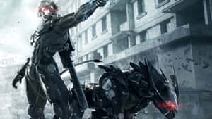 Raiden And Blade Wolf Metal Gear 4k Wallpaper