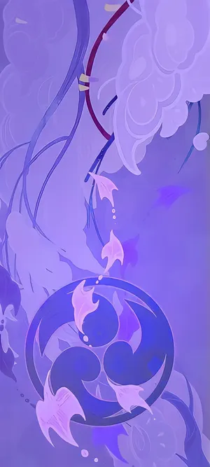 Raiden Shogun Emblem Wallpaper