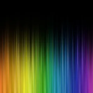 Rainbow Aesthetic Digital Lines Wallpaper