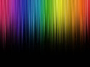 Rainbow Aesthetic Digital Lines Wallpaper