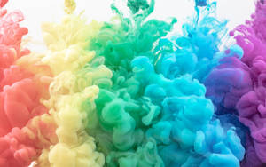 Rainbow Aesthetic Smoke Wallpaper