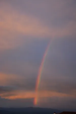 Rainbow Cloud Aesthetic Wallpaper