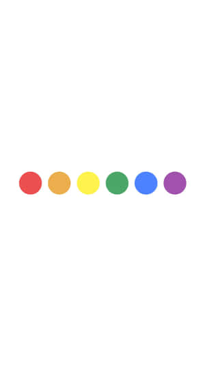 Rainbow Dots Lgbt Iphone Wallpaper