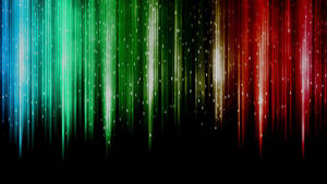 Rainbow Lights Shine Brightly Wallpaper