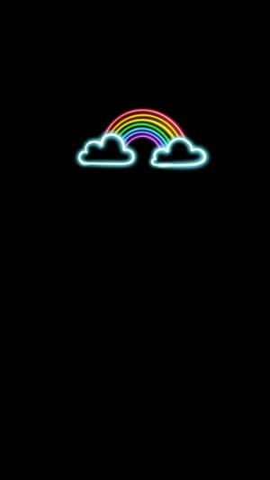 Rainbow Neon Aesthetic 1080 X 1920 Wallpaper