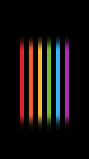 Rainbow Stripes Lgbt Iphone Wallpaper