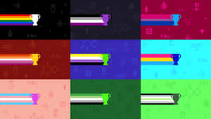 Rainbows With Trophy Logo Pride Desktop Wallpaper
