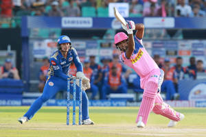 Rajasthan Royals Sanju Batting Wallpaper