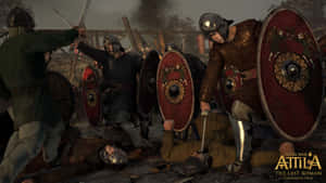 Rallying The Troops For The Wars Ahead In Attila: Total War Wallpaper