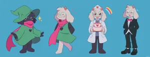 Ralsei Outfits Wallpaper