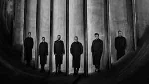 Rammstein Band Portrait Industrial Backdrop Wallpaper