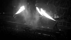 Rammstein Concert Fire Show Wallpaper