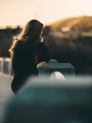 Random Person On A Bridge Wallpaper