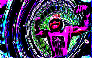 Randy Savage Colorful Art Wallpaper