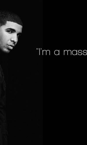 Rap_ Artist_ Monochrome_ Portrait_with_ Quote Wallpaper